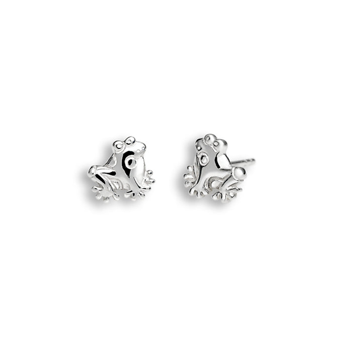 Trove frog earrings